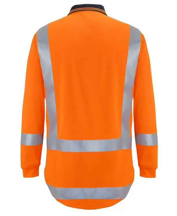 Picture of JB's Hv (D+N) L/S Ttmcw Trad Polo Orange