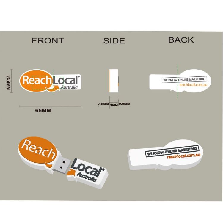 Picture of Xtra Silicone Wrist Band - Glow in the Dark
