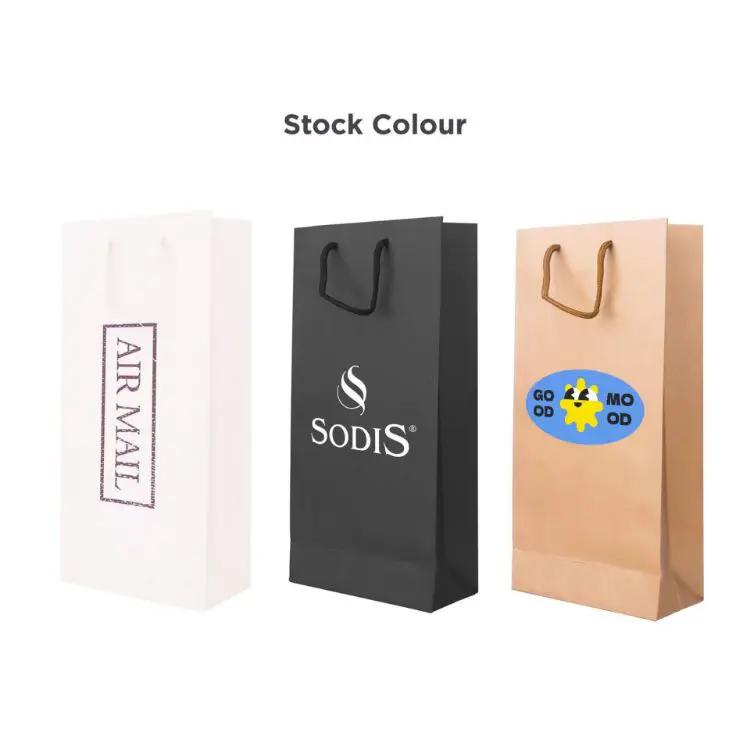 Picture of Wine Bottle Paper Bag(175x360x85mm)