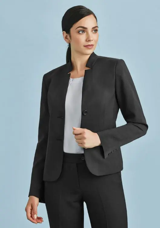 Picture of Womens Cool Stretch Short Jacket with Reverse Lapel