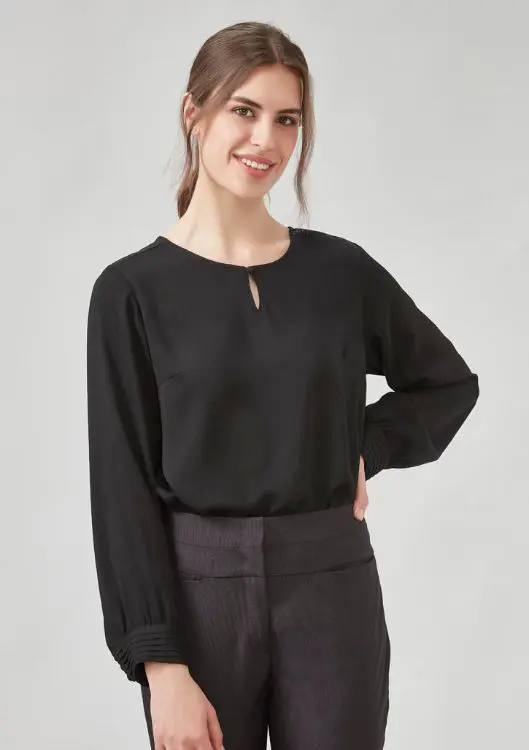 Picture of Womens Evelyn Long Sleeve Blouse